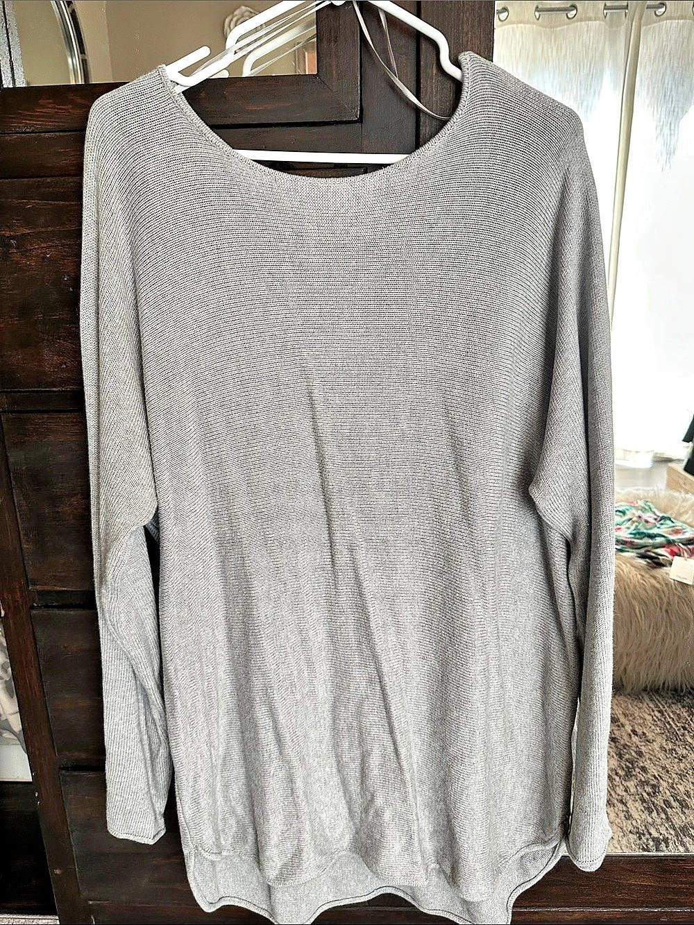 Michael Kors Gray Long Sleeve Sweater Like New